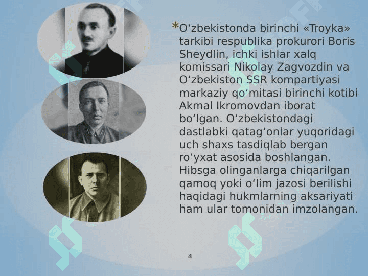 Sovet Davlati tomonidan “Katta Qirg’in”ning amalga oshirilishi 4