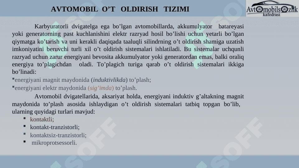 MIKROPROSESSORLI O’T OLDIRISH TIZIMI 4