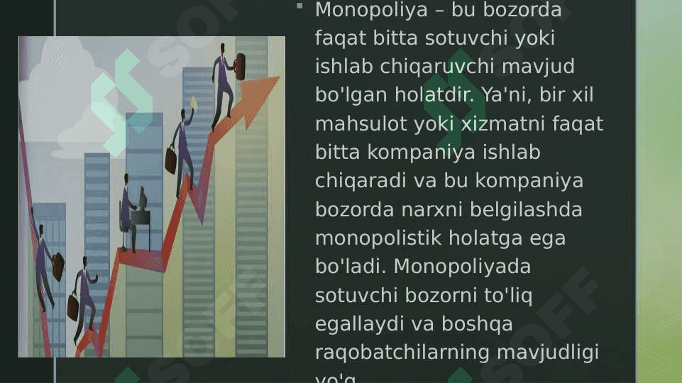 Monopoliya va Monopsoniya 3