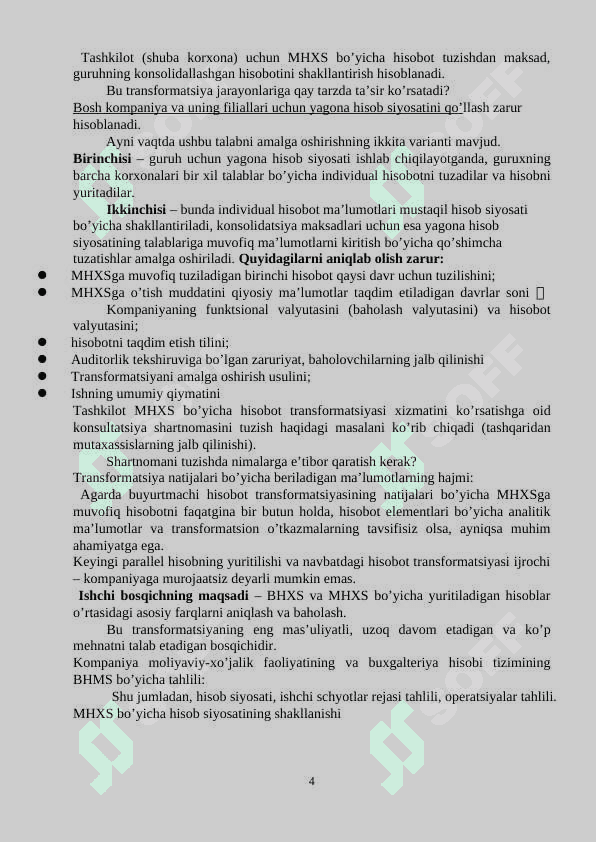 Moliyaviy hisobot transformatsiyasi 4