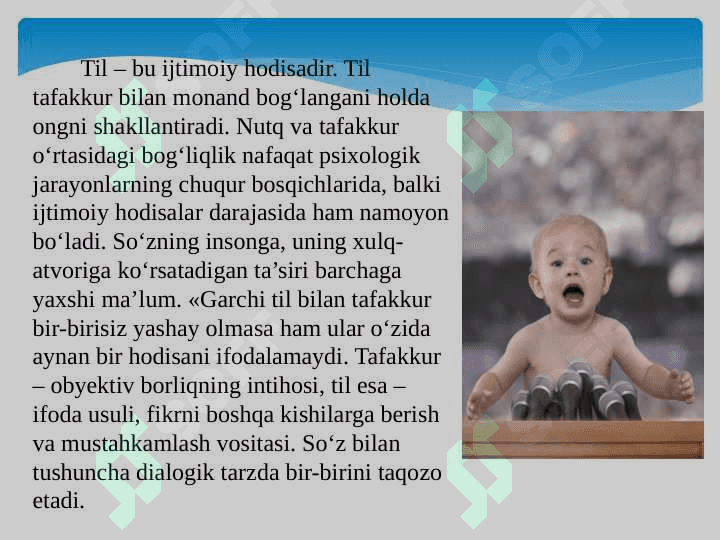 Nutq rivojlanishi haqida mulohazalar 2