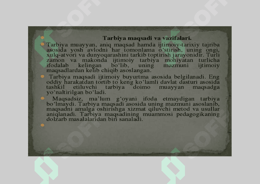 Tarbiya metodlarining jamoaning rivojanish darajasiga bog`liqligi. 4