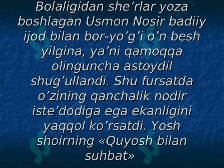 Usmon Nosir 6