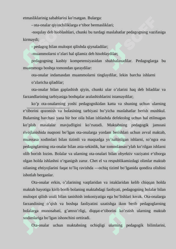 Oila jamoasini jipslashtirish metodikasi - KURS ISHI.doc 7