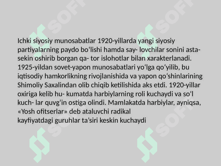 II jahon urushidan so'ng Yaponiya 6