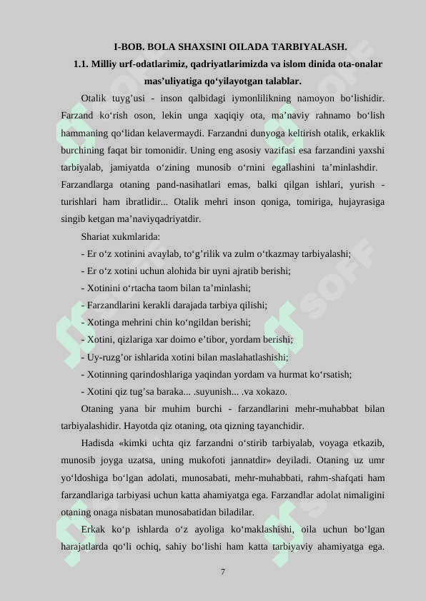 Ota-ona birinchi tarbiyachi 5