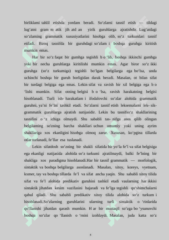 Otlarning umumiy va xususiy belgilari 4