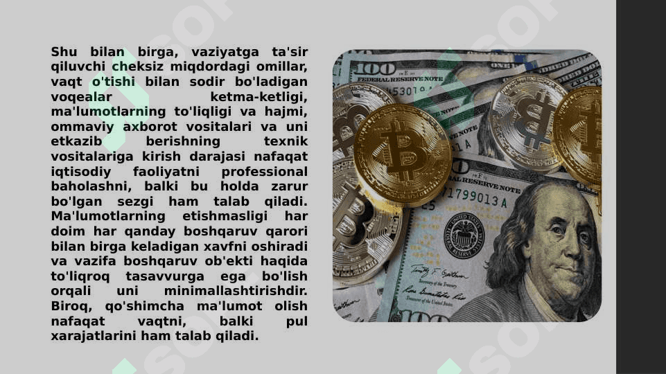 Moliyaviy qarorlar 7
