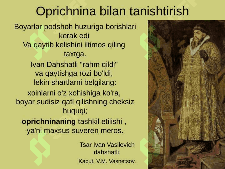 ROSSIYA Ivan IV davrida 6
