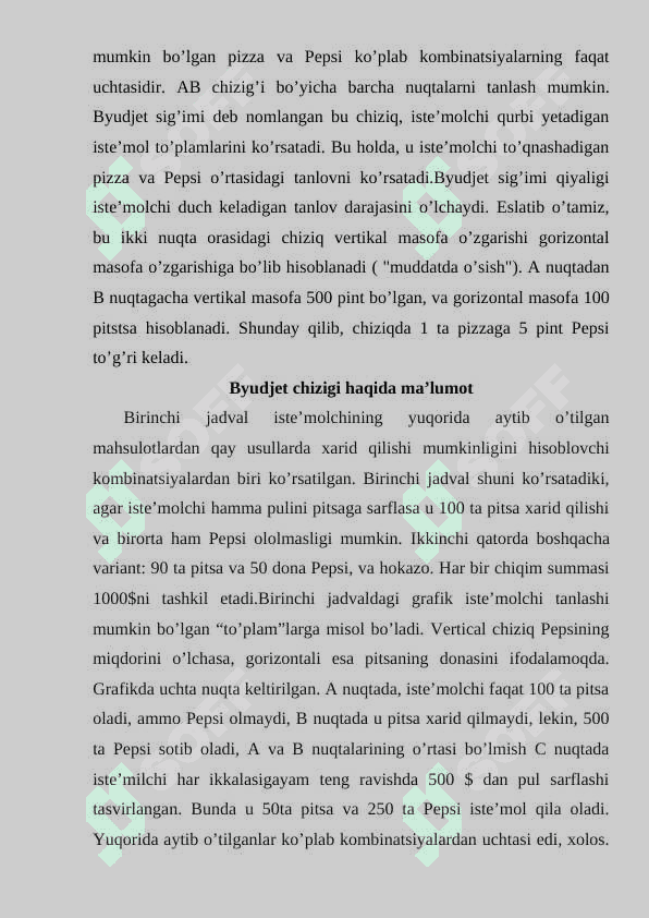 Budjet chegarasi va uning o'zgarishi 4