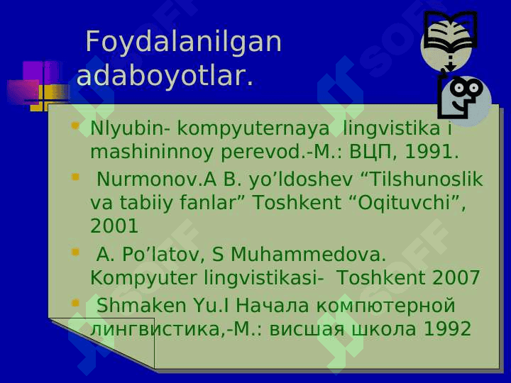KOMPYUTER LINGVISTIKASINING VAZIFALARI 3