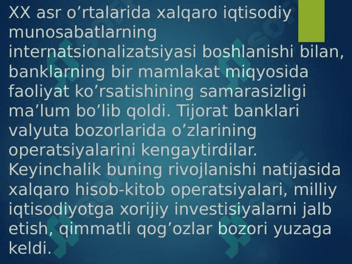 Bank faoliyati 6