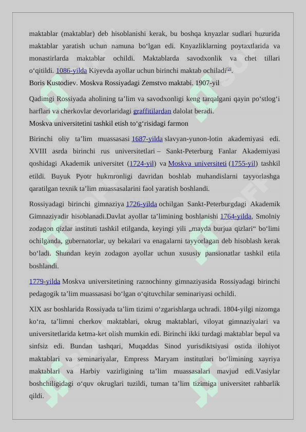 Rossiyada ta'lim tizimi va turlari 25 8