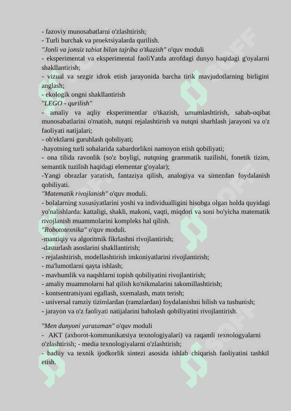 Steam ta’lim tizimining o’ziga hos tamoillari 5
