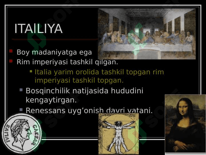 Janubiy Yevropa tarixi, dini, etnologiyasi haqida prezentatsiya 6