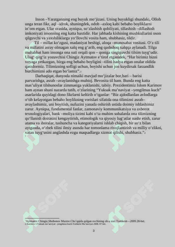 Abdulla Qodiriyning “O‘tkan kunlar “ asarida sifatlarning ishlatilishi 3
