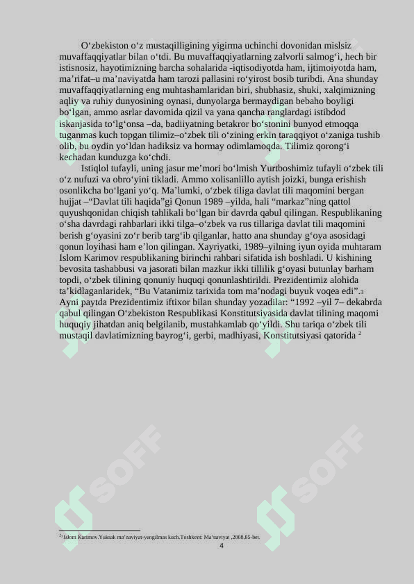 Abdulla Qodiriyning “O‘tkan kunlar “ asarida sifatlarning ishlatilishi 4