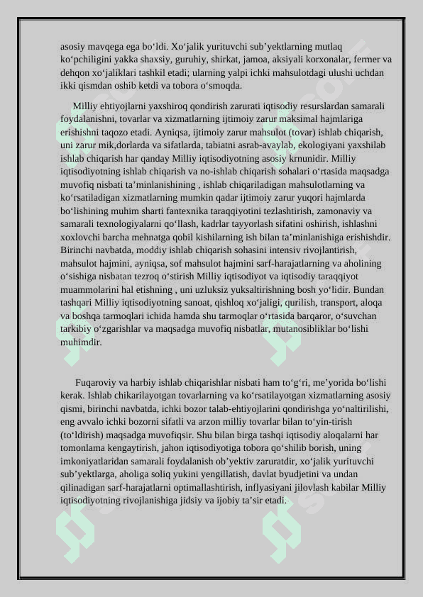 Milliy iqtisodiyot 4