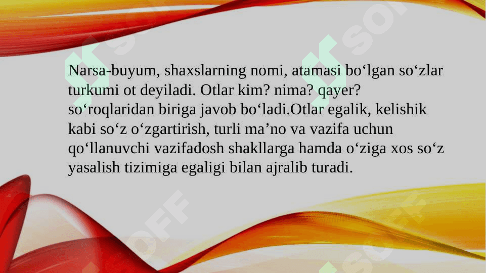 Ot so`z turkumi 2