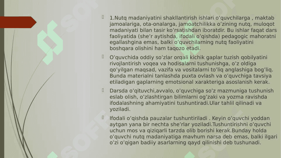 Ona tili va o’qish savodxonligi darslarida o’quvchilar nutqini o’stirish metodikasi 3