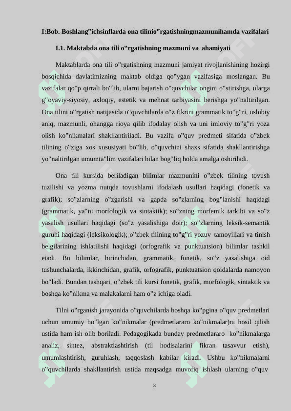 1-4-sinfda fe’l yasovchi qo’shimchalar mavzusini o’rganish 8