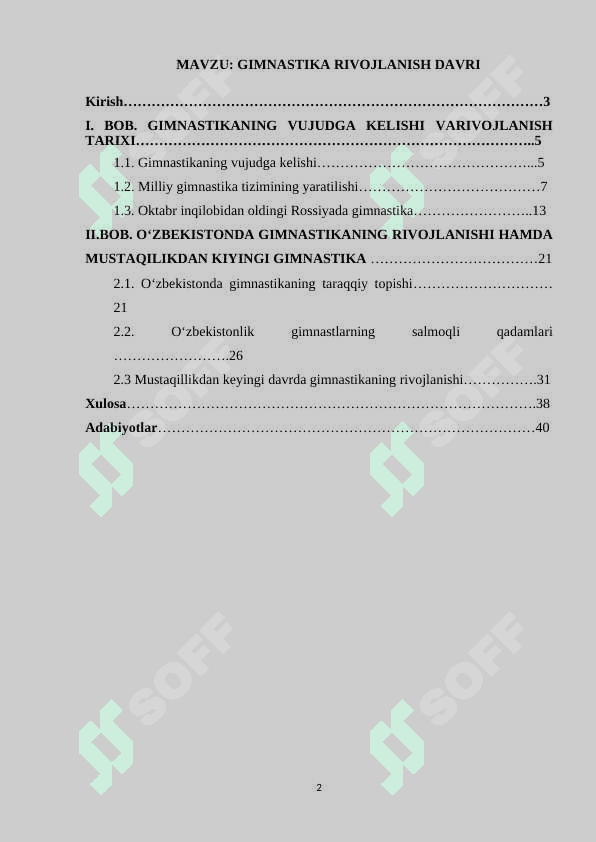GIMNASTIKA RIVOJLANISH DAVRI 2