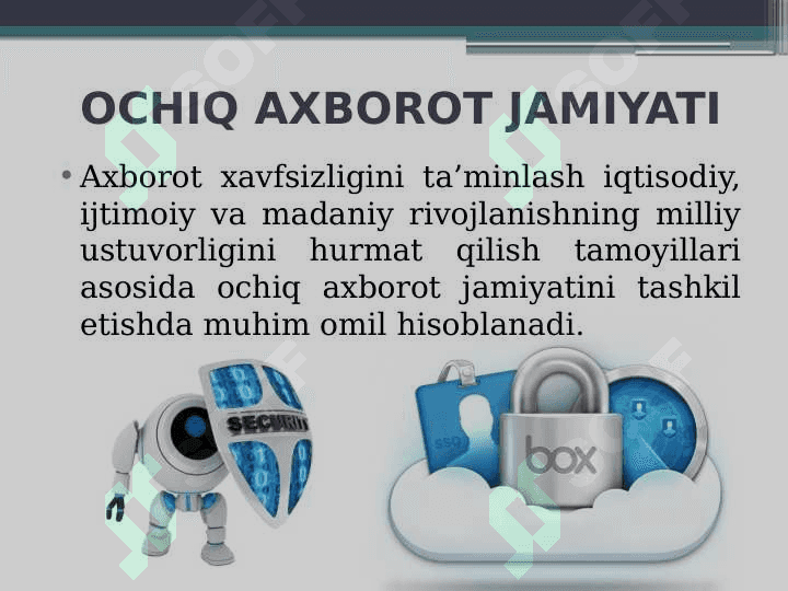Ахbоrоt sоhаsini islоh qilish, ахbоrоt vа so’z erkinligini tа’minlаsh 3