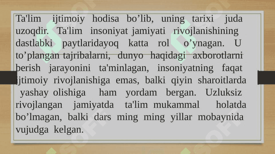 Ta’limni tashkil etish turlari va shakllari 3