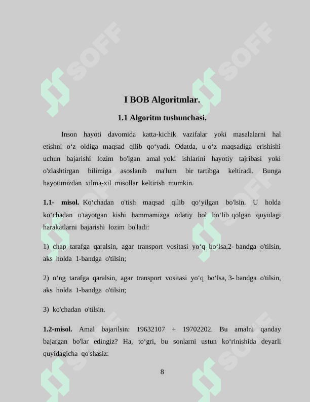 Iteratsion algoritmi 8