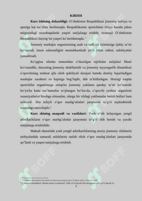 Yugurish turlari texnikasini o’rgatishni takomillashtirish 3