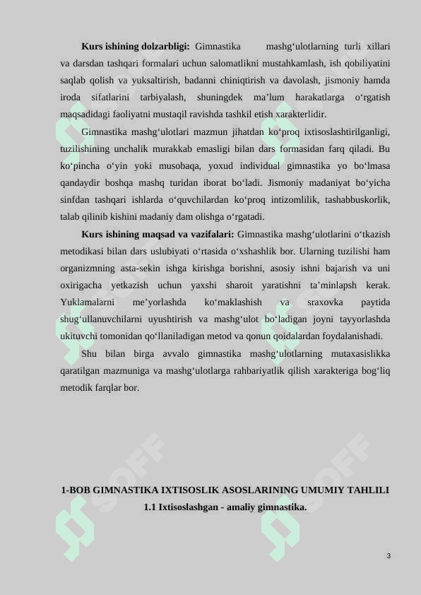 Gimnastikada tayyorgarlik turlarining o‘rni 3
