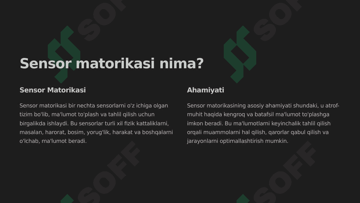 Sensor matorikasi texnologiyalari 3