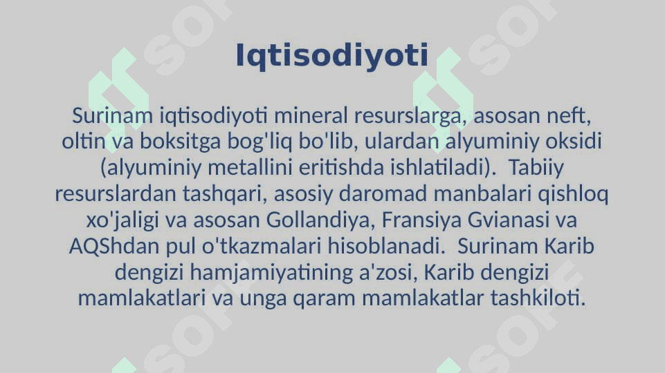 Surinam bojxona siyoati 7