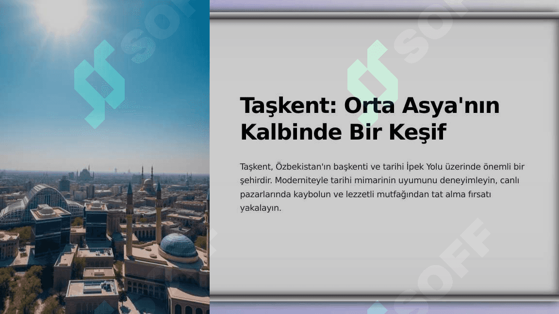 TAŞKENT’TE GEZILECEK YERLER 2