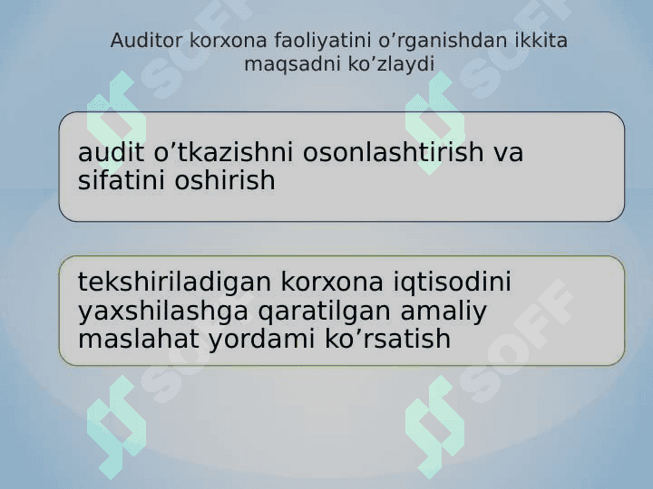 Ichki nazorat tizimini o'rganish 3