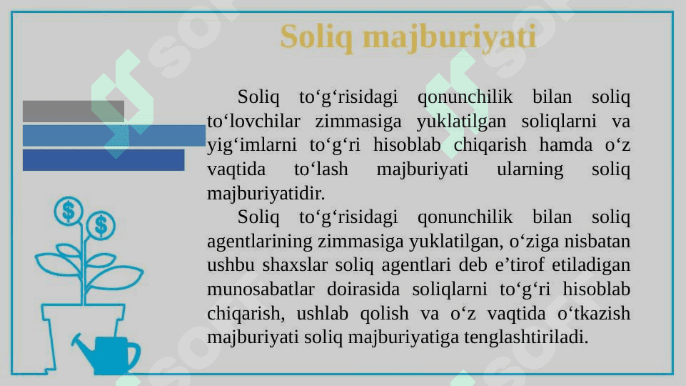 Soliq majburiyati 2