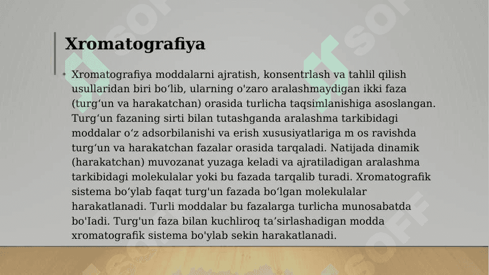 Biokimyoviy analiz usullari 5