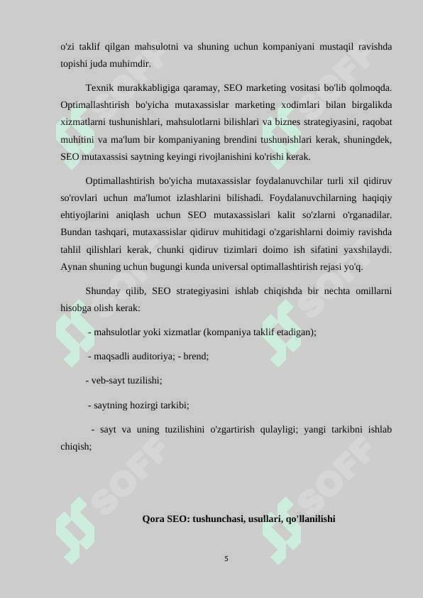 “Qahvaxona” saytini optimizatsiyalash va Google, Yandexda indeksatsiya qilish. 5