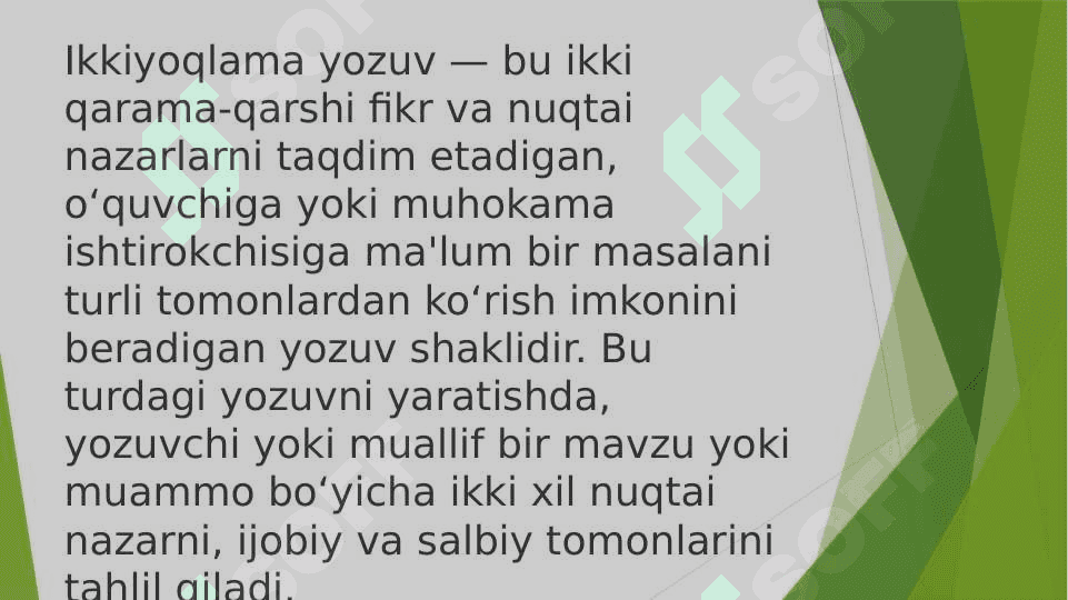 Ikkiyoqlama yozuv 2