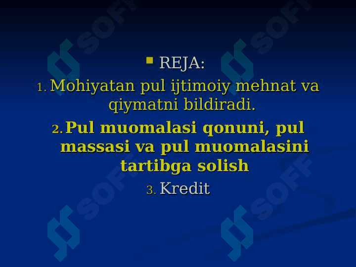 O'zbekiston respublikasi pul kredit siyosati 2