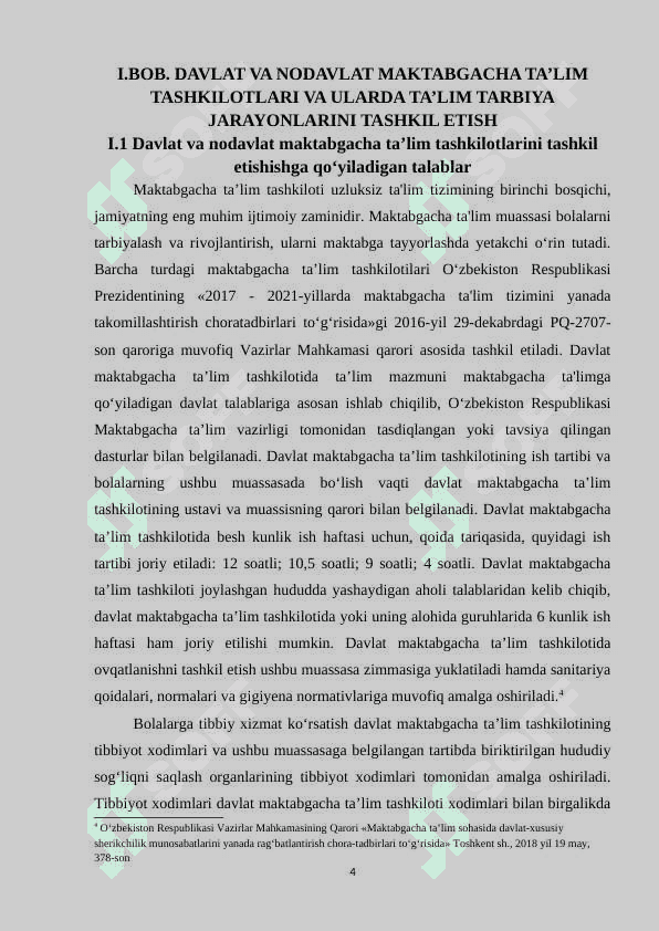 DAVLAT VA NODAVLAT MAKTABGACHA TA'LIM TASHKILOTLARINING O'ZIGA XOS XUSUSIYATLARI 4