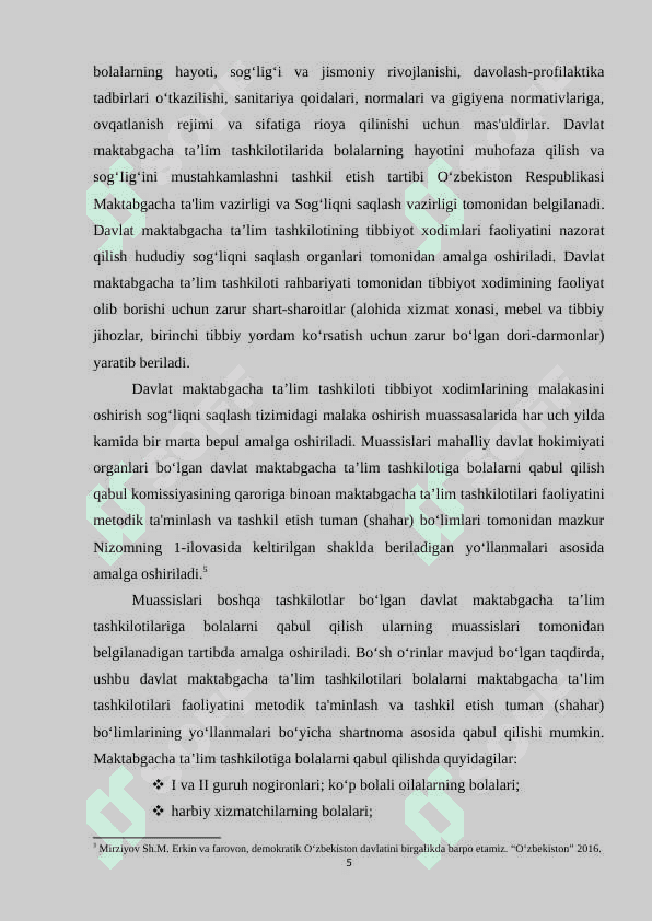 DAVLAT VA NODAVLAT MAKTABGACHA TA'LIM TASHKILOTLARINING O'ZIGA XOS XUSUSIYATLARI 5