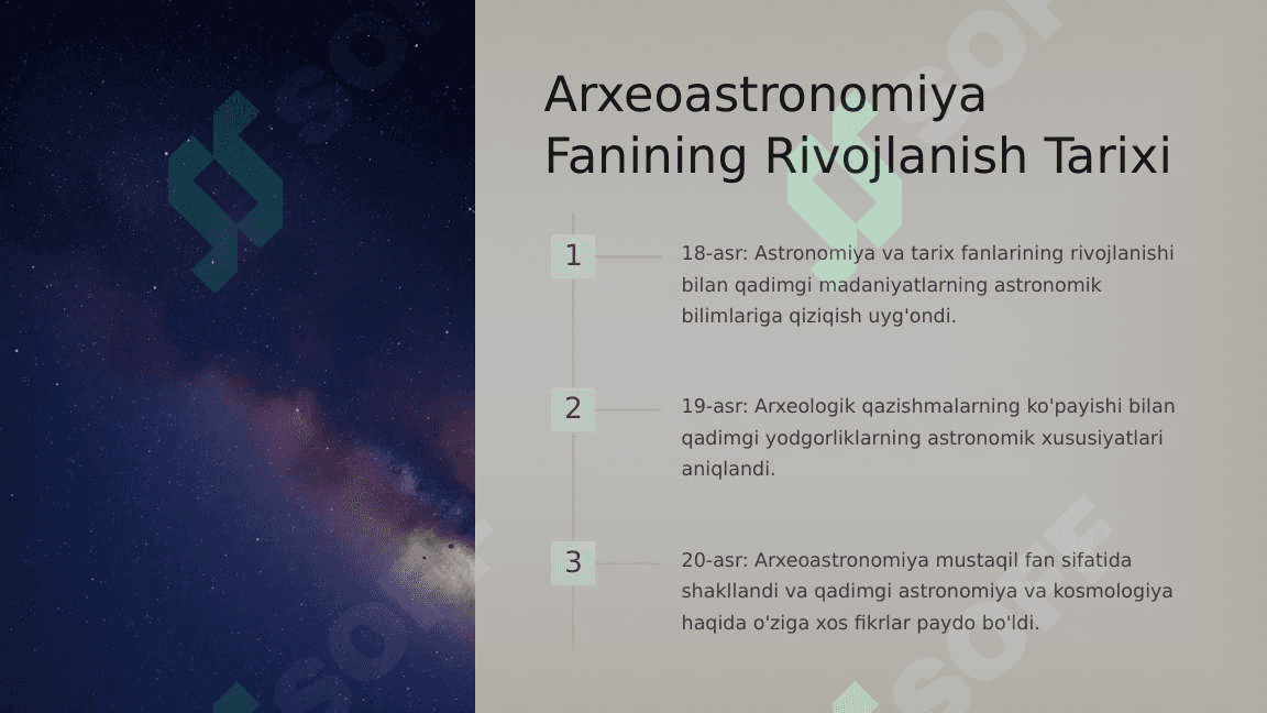 ARXEASTRONOMIYA YORDAMCHI TARIX FANI 4