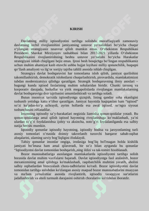 Iqtisodiyotni davlat tomonidan tartibga solishning mohiyati va zarurligi. 3