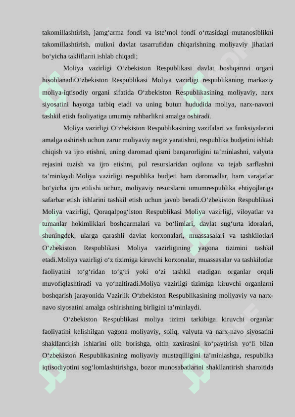 Oʻzbekiston Respublikasi Moliya vazirligi 5
