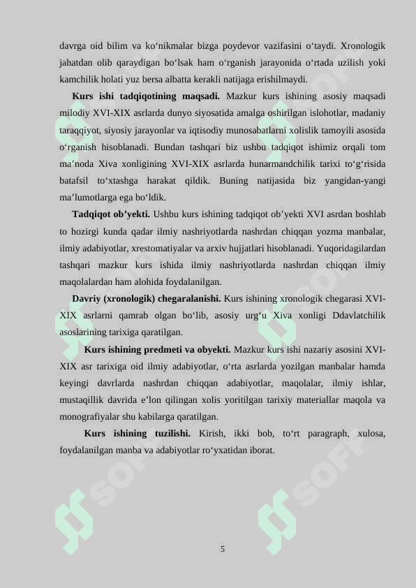 Xiva xonligining tashkil topishi 5