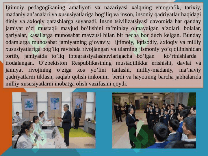 Milliy mеntаlitеt vа uning ijtimоiylаshuvdа tutgаn o’rni 2