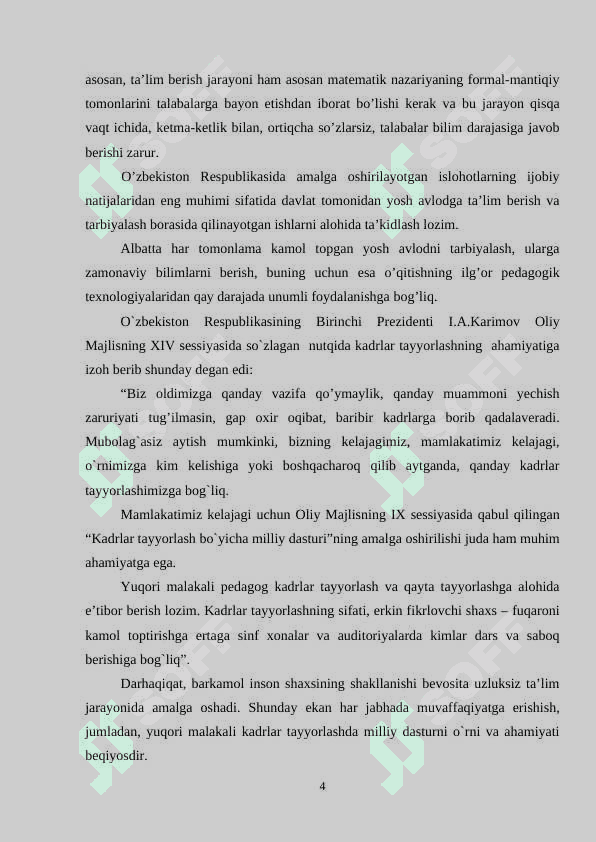 : Nostandart trigonometrik tenglamalarni yechish. 4