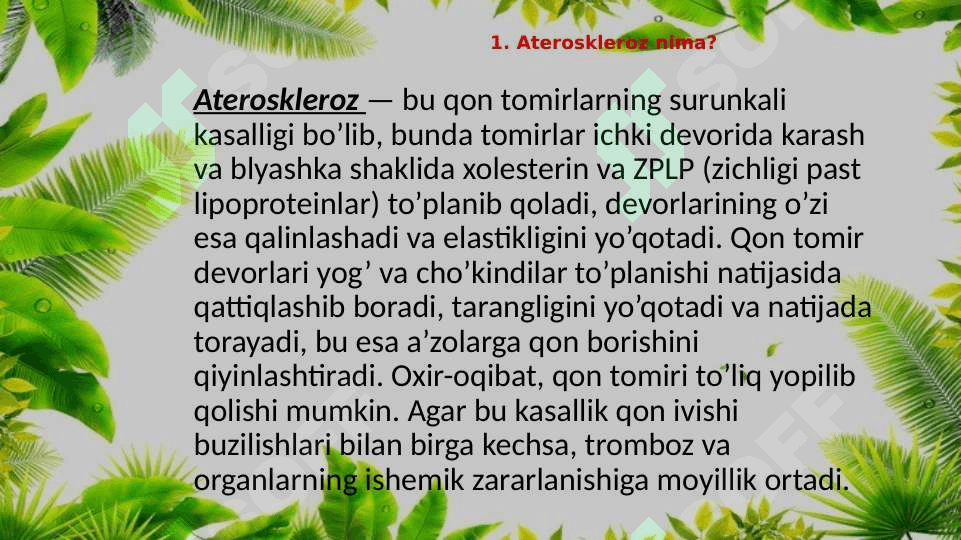 Ateloskleroz ppt 4