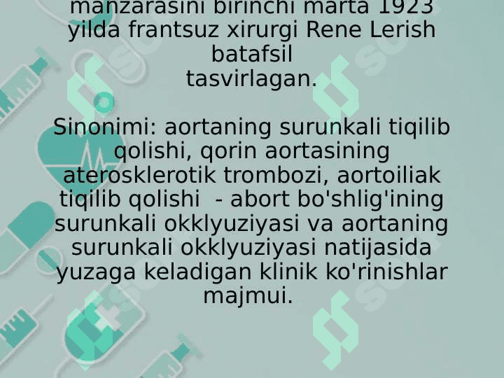 Lerish sindromi ppt 3